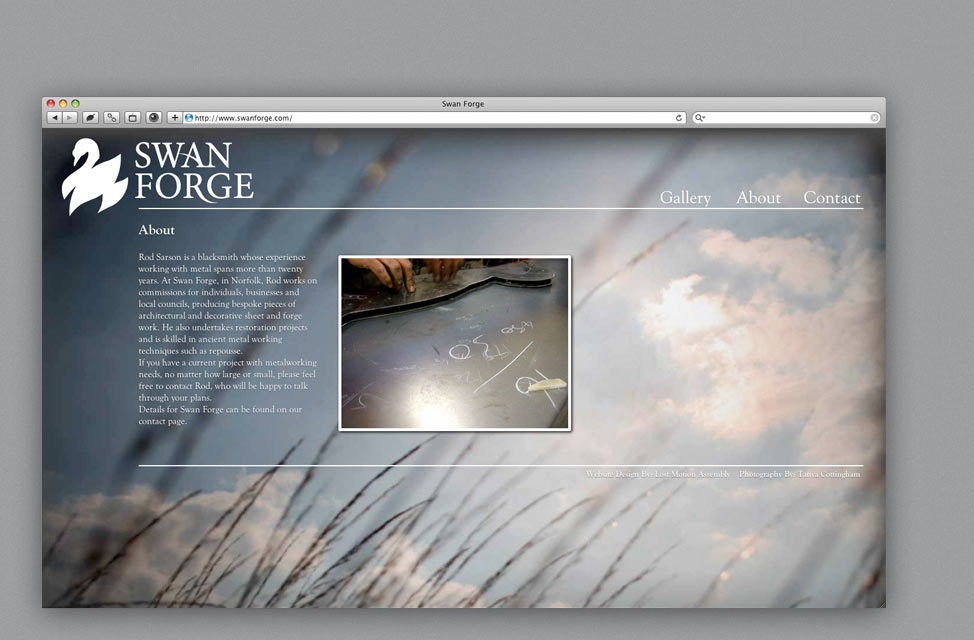 Website Design for Blacksmith